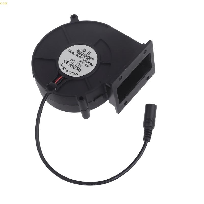 Com* พัดลมระบายความร้อน DC12V 5 5x2 1 มม. 97x33 มม. สําหรับเตาย่างบาร์บีคิว ปิกนิก