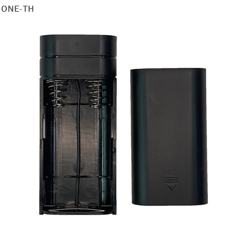 One-th กล่องเคสชาร์จ USB 5V 6000mAh 2X 18650 สําหรับโทรศัพท์มือถือ DIY