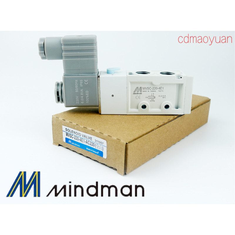 Mindman Solenoid วาล ์ ว MVSC-220-300-460-4E1-4E2-4E2C วาล ์ วนิวเมติก AC220/DC24V