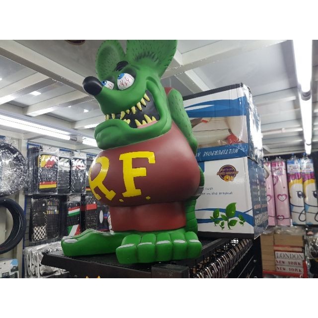 ออมเงินสนุก RAT FINK hot rod model หนูผี  กระปุกออมสิน  สูง 60 CM ของสะสม