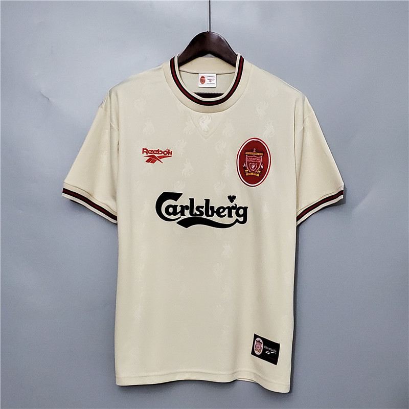 Liverpool 1996-1997 Longe Retro เสื ้ อฟุตบอล LrVI