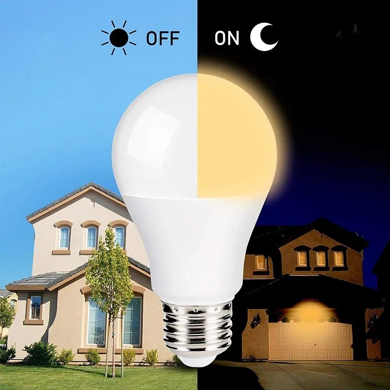 หลอดไฟเซนเซอร์ E27 12W 15W 5W 9W LED 220V เปิด/ปิดอัตโนมัติ สําหรับบันได ทางเดิน