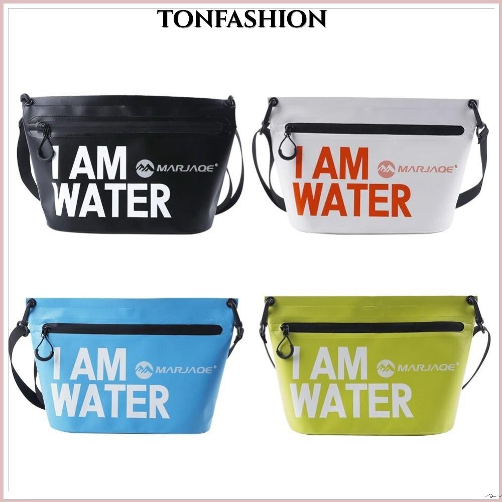 Tonfashion กระเป๋าเครื่องสําอาง PVC กันน้ํา ทนทาน สําหรับเล่นกีฬากลางแจ้ง