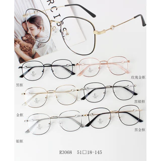 แว่นตากรองแสง สายตาสั้น 1.56/1.67 HD (-50 ถึง -600, -700, -800, -900, -1000) เคลือบสีฟ้า บล็อกการ์ตูนแมว กรอบสี่เหลี่ยม กรองแสงคอมพิวเตอร์ และโทรศัพท์มือถือ แว่นตาผู้หญิง