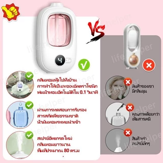 สินค้าคุณภาพ💯 เครื่องฟอกอากาศอัตโนมัติ กระจายน้ํามันหอมระเหย น้ำหอมติดทนนาน น้ําหอมปรับอากาศในห้อง แบบชาร์จไฟได้ฟอกอากาศ