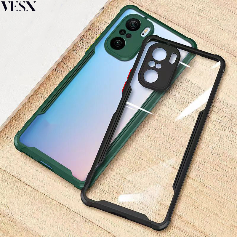 เกราะอะคริลิคใสกล้องเลนส์ป้องกันเคสโทรศัพท์สําหรับ Xiaomi POCO C65 X7 X6 X5 X4 X3 F5 F4 F3 GT M6 M4 