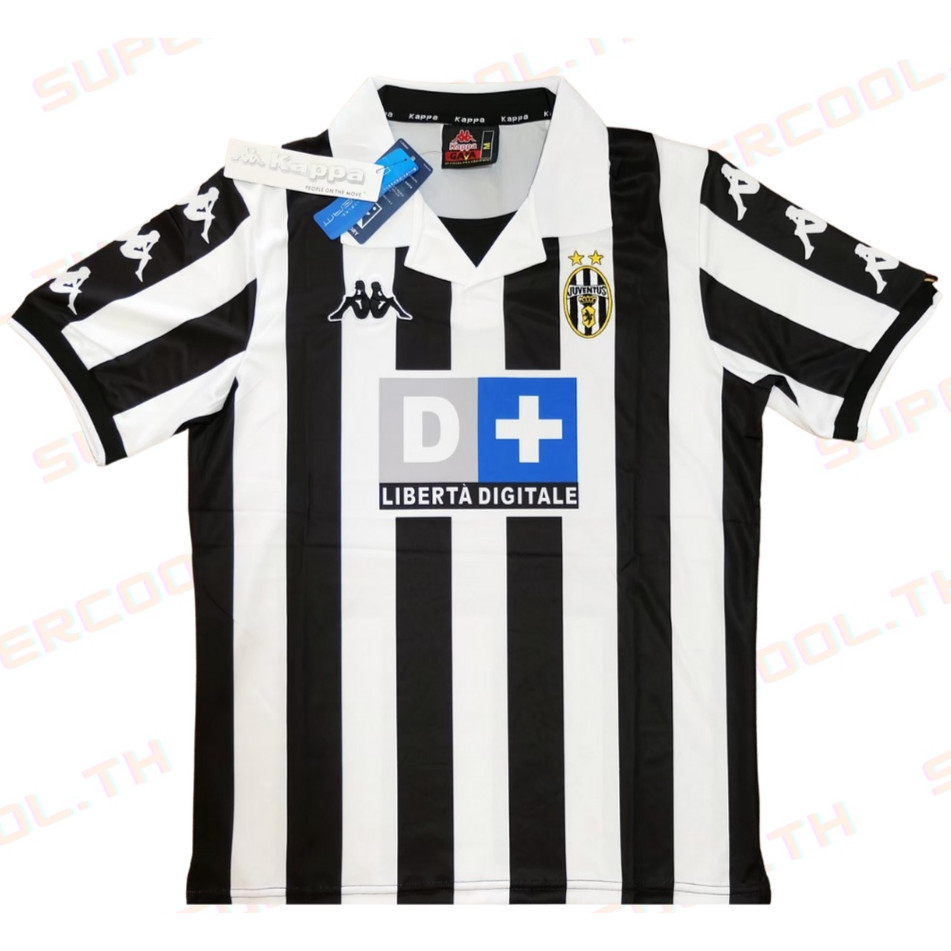 Juventus 1999/2000 Vintage Jersey เสื้อฟุตบอลยูเวนตุสย้อนยุค เสื้อJuventus