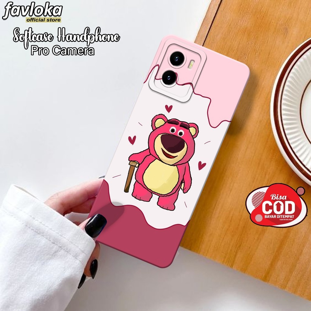 Softcase Hp VIVO Y15S/Y01/Y01A เคส VIVO Y15S/Y01/Y01A แฟชั่นล่าสุดกรณีการ์ตูนปลอก VIVO Y15S/Y01/Y01A