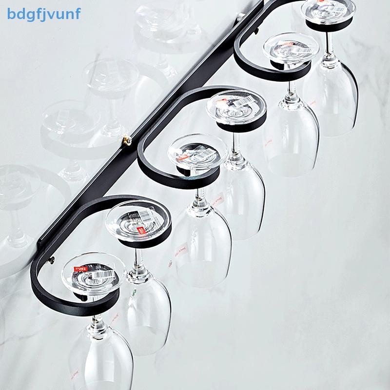 Bdgf ที่วางแก้วไวน์ติดผนังพื้นที่อลูมิเนียม ความคิดสร้างสรรค์ กุณโฑ ชั้นเก็บของบาร์ร้านอาหารครัวเรือน ต่อย-ฟรี ที่วางแก้วไวน์ ไทย - รูปที่ 2