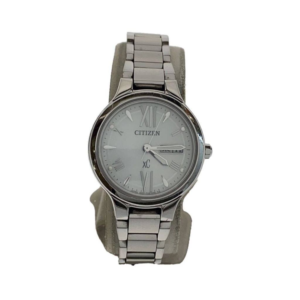 CITIZEN Women's XC Eco-Drive Solar Watch Silver E001-T020330 Direct from Japan Secondhand