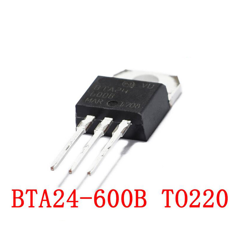 5-10PCS BTA24-600B TO220 BTA24-600 BTA24 600B TO-220 ชิปเซ็ต IC ใหม่และต้นฉบับ