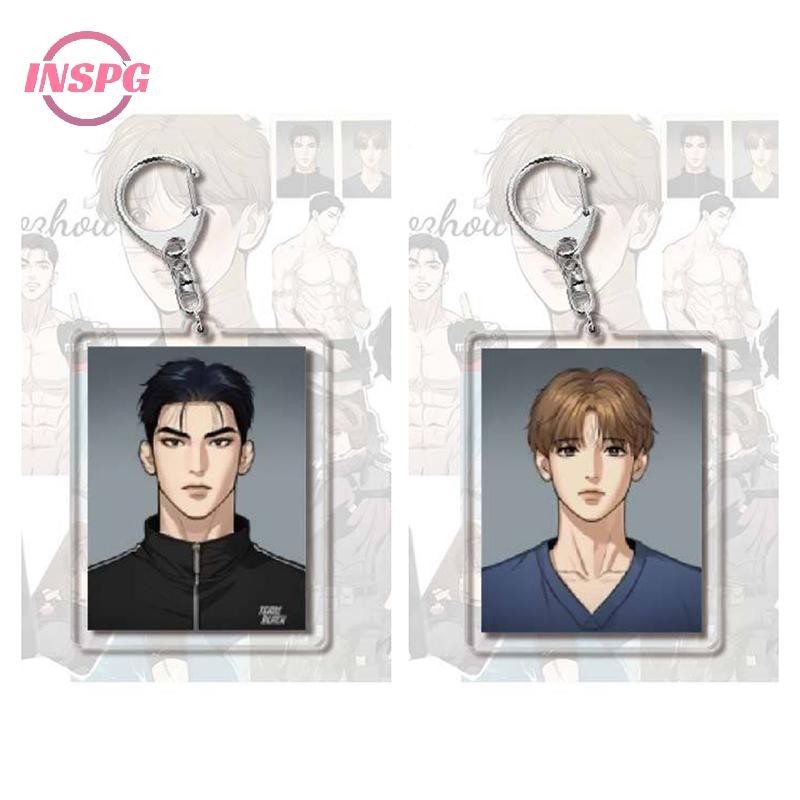 Inspg>manwha Jinx Joo JaekyungอะนิเมะKeyChain Kim Danผู้ชายKey Chainผู้หญิงแฟชั่นสร้างสรรค์น่ารักรูปอะคริลิคพวงกุญแจจี้ของขวัญใหม่