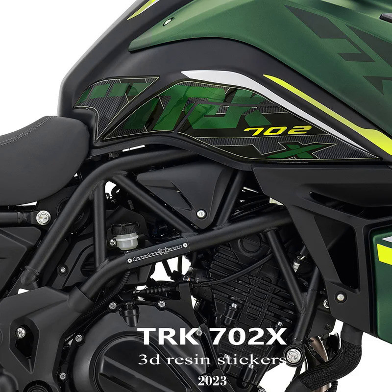 LS NEW Trk 702x Stikers for Benelli TRK 702X 2023- Motorcycle Accessories 3D Gel Epoxy Resin Sticker