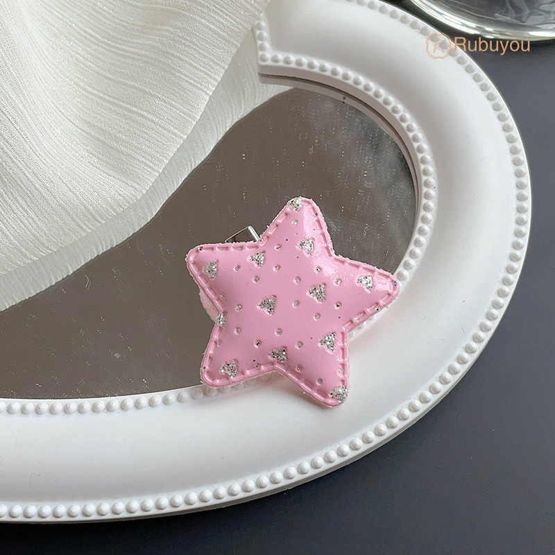 Rubuyou น่ารักดาวกิ๊บพันปี Y2k กิ๊บผมอุปกรณ์เสริมหวานห้าแฉก