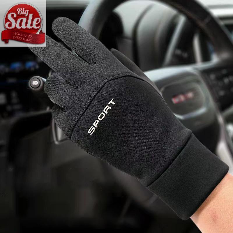 Af ถุงมือฤดูหนาวสําหรับผู้ชายผู้หญิงถุงมือกันลมอุ่นหน้าจอสัมผัสกันน้ําเดินป่าเล่นสกีตกปลาขี่จักรยานสโนว์บอร์ดลื่น Mittens A