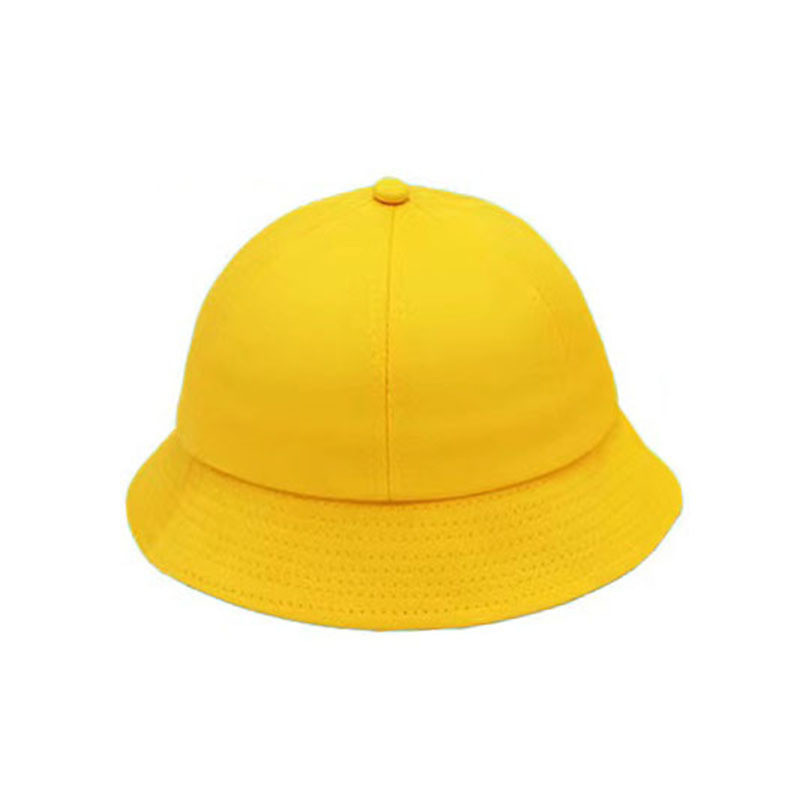 หมวกแก๊ปหญ้าสีเหลืองกันแดดระบายอากาศดีสำหรับเด็กนักเรียนและผู้ใหญ่ - รูปที่ 4