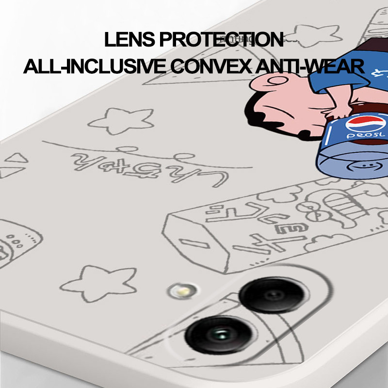 เคส Samsung A05 Samsung A06 Samsung A04 tpu ฟรีเชือกเส้นเล็กแฟชั่นเคสโทรศัพท์แบบนิ่ม KCXX ราคา ถูกที่สุด ดีลบีเคเค แกลเลอรีภาพที่ 9