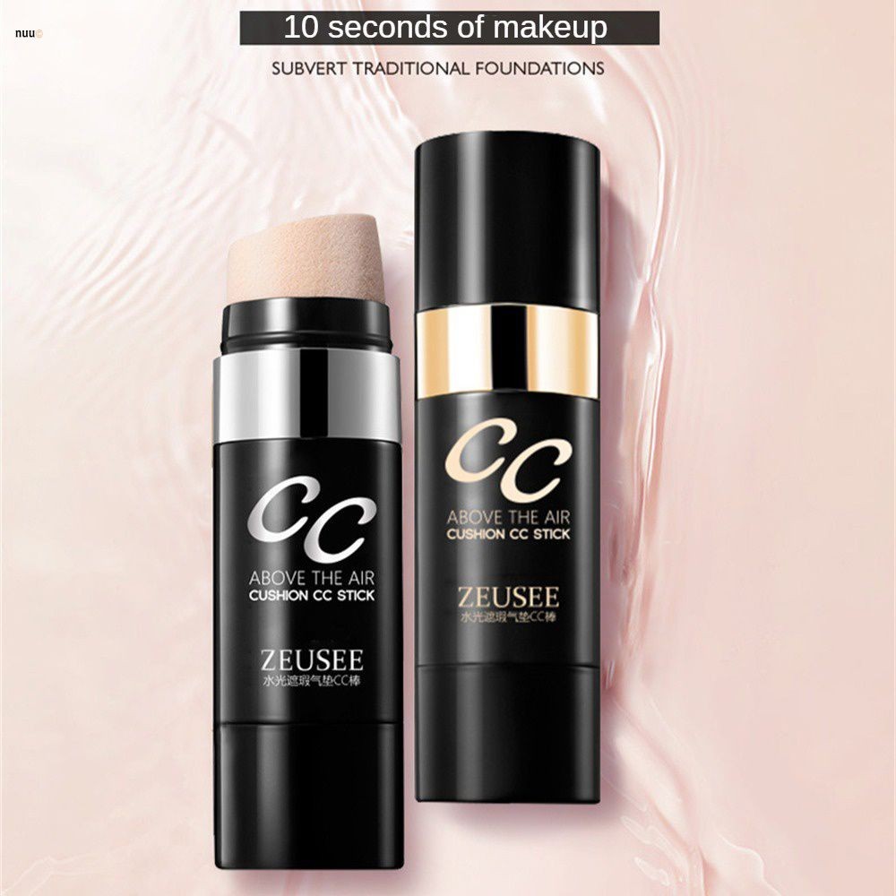 Zeusee Net Red Cc Stick คอนซีลเลอร์ Water Light Isolation Fresh Not Card Powder Brightening Mushroom Air Cushion Cc Cream Foundation Liquid nuuo