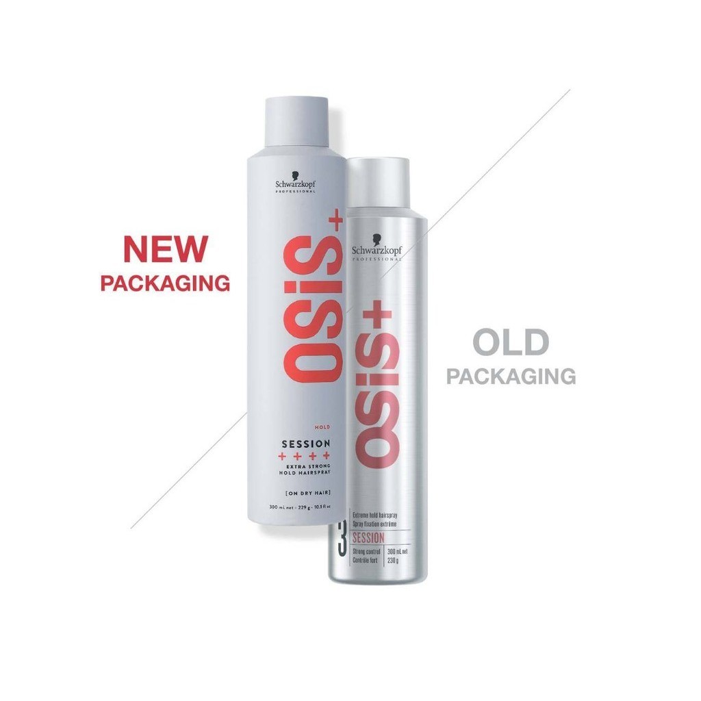 Schwarzkopf OSiS+ Session 300ml สเปรย์ฝุ่น จัดแต่งทรงผม อยู่ทรงพิเศษ