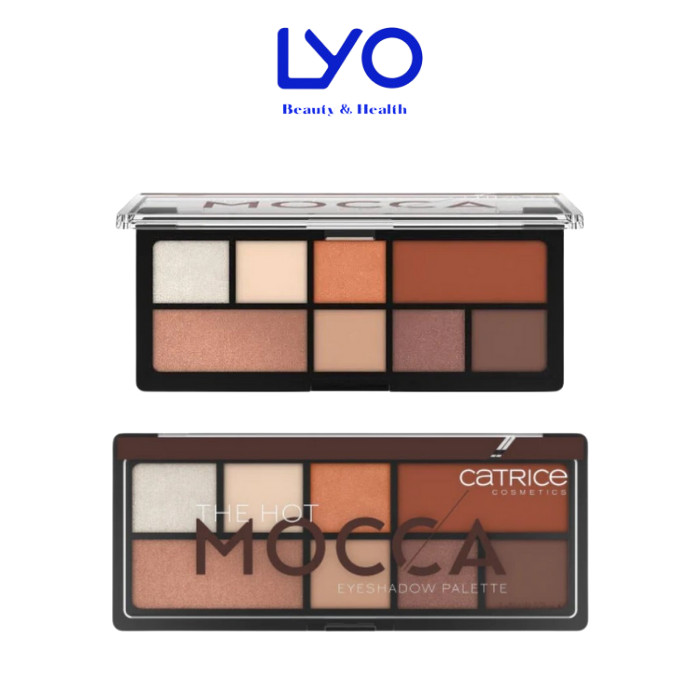 Catrice The Hot Mocca Eyeshadow Palette 8 สี High Grip Soft, Easy-To-Spread Powder 9g