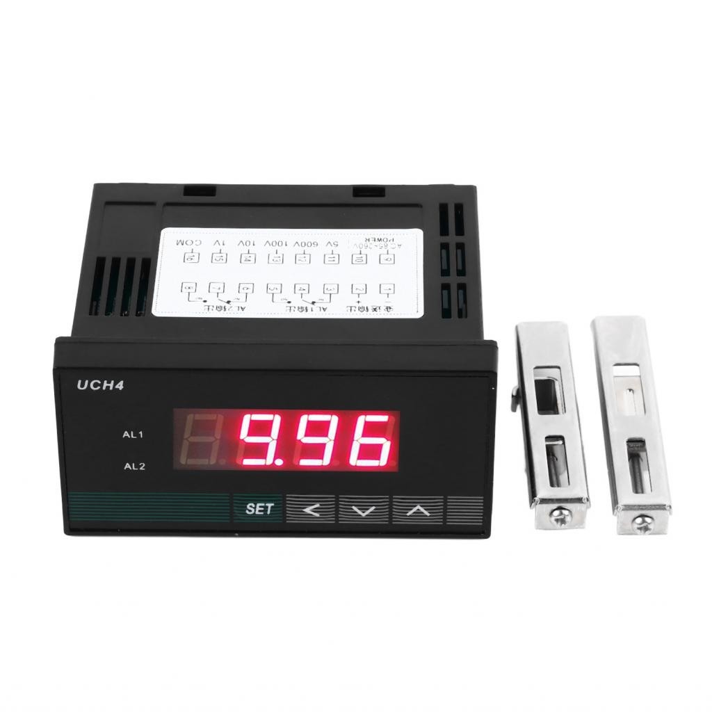 Digital Voltmeter AC DC Voltage Tester Meter 85‑260V Input 2 Way Relay Output Volt for Machine