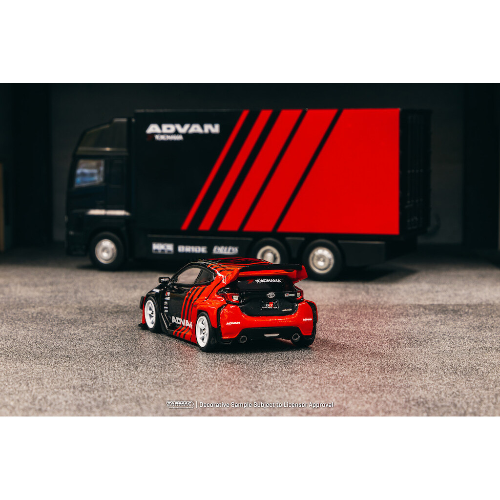 Tarmac Works 1/64 HOBBY64 Pandem Yaris ADVAN T64-080-ADV