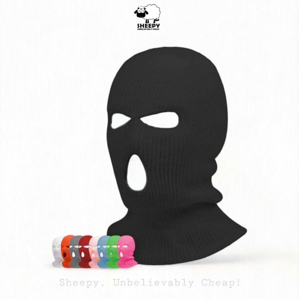 โม่งคลุมหัว หมวกโม่งไหมพรม Balaclava รหัส CN-BALAC1