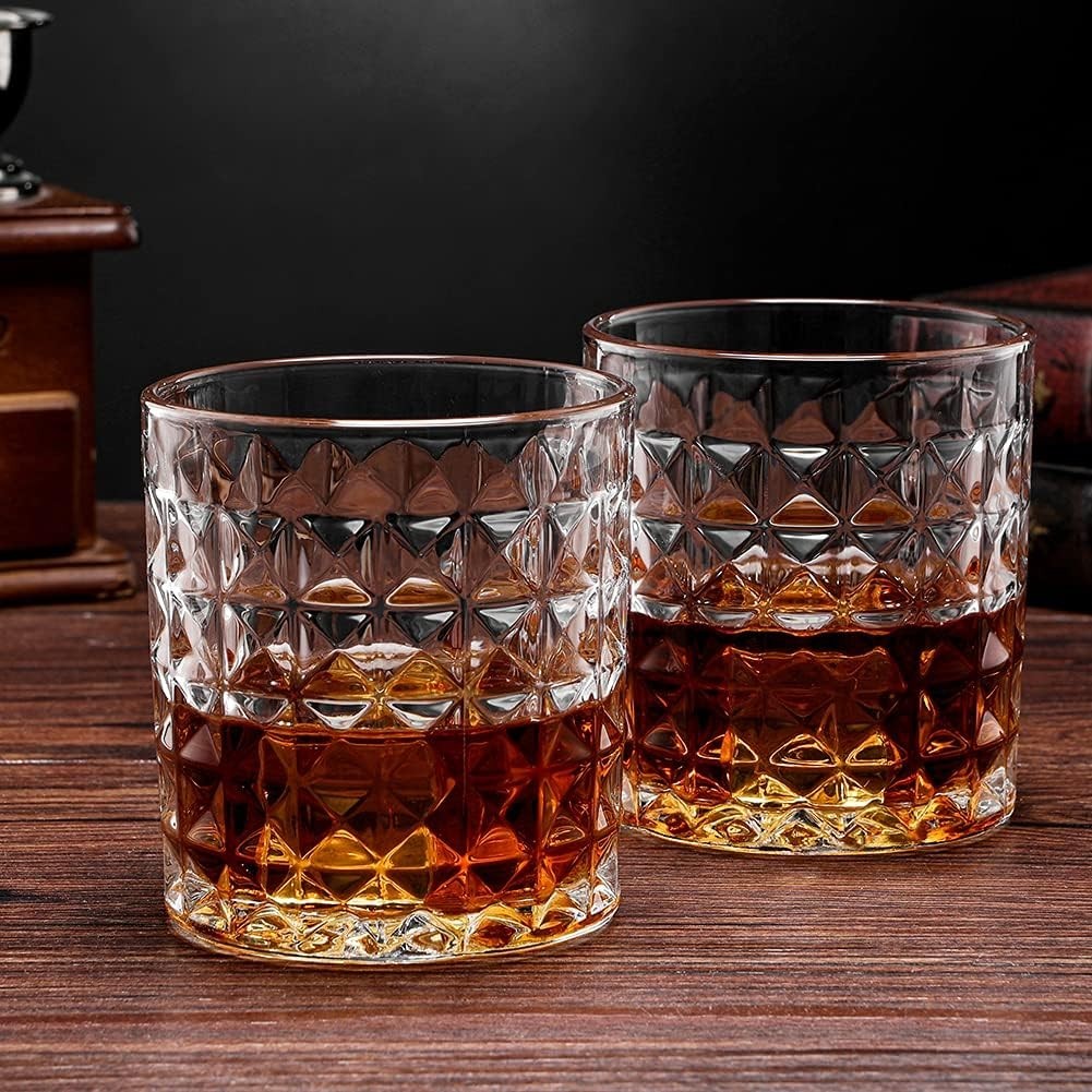 One Two Cups Whisky Crystal Old Fashion Rock Glass 300ml - DM303
