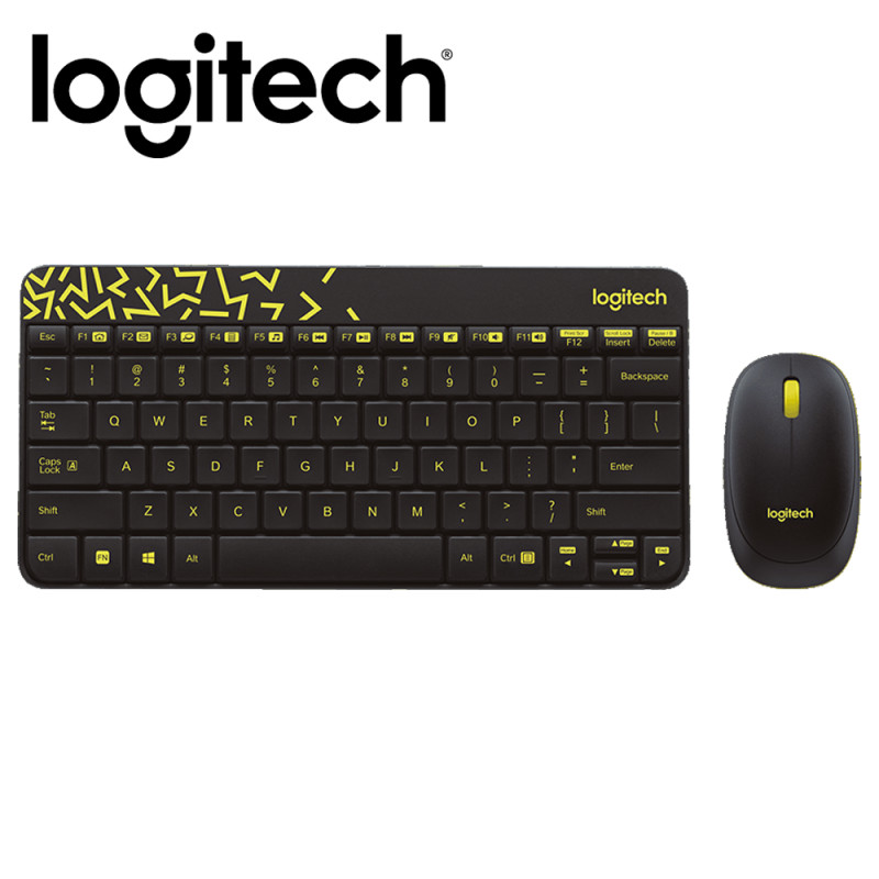 ชุดคีย์บอร์ดและเมาส์ไร้สาย Logitech MK240 Nano - สีดํา