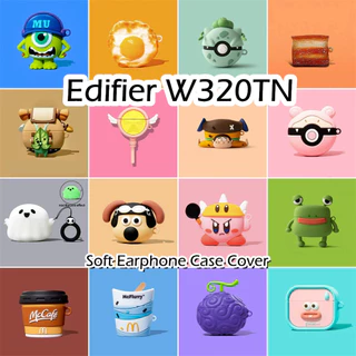 【Case Home】นําไปใช้กับ Edifier W320TN เคส Case เคสหูฟัง การ์ตูนง่าย ซิลิโคนนุ่ม เคส เคสหูฟัง