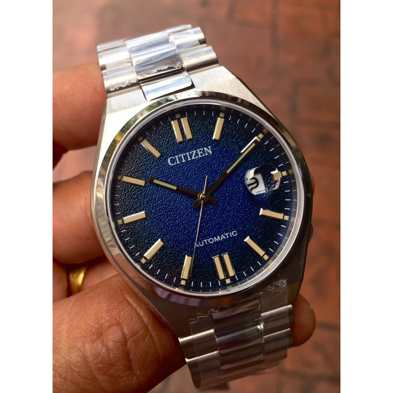 นาฬิกาข้อมือ Citizen Automatic Stainless Steel Men’s Watch NJ0151-88L