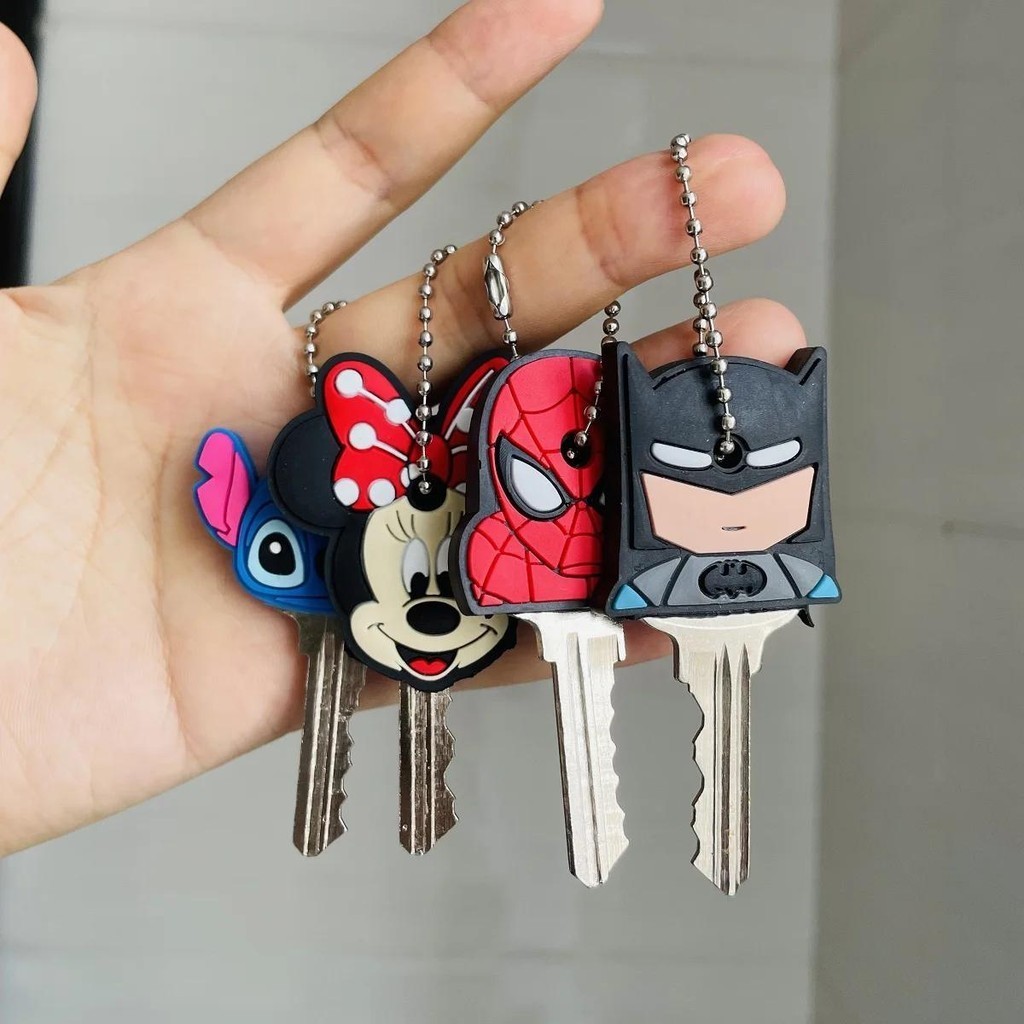 พวงกุญแจรถยนต์ ลาย Avenger Batman และ Minnie Iron Spider Man 50 รุ่น สําหรับผู้หญิง