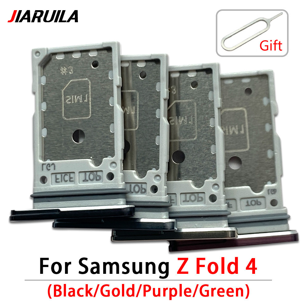 ถาดซิมการ์ด อะไหล่ซ่อมแซม สําหรับ Samsung Galaxy Z Fold 2 3 4 Fold2 Fold3 Fold4 ราคา ถูกที่สุด ดีลบีเคเค แกลเลอรีภาพที่ 2