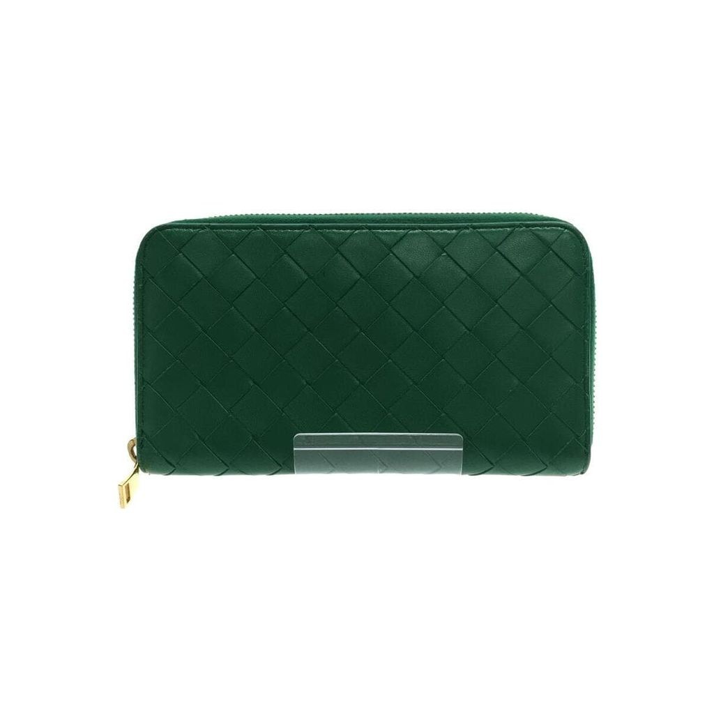 Bottega Veneta(โบเตก้า เวเนต้า) Long Wallet Leather Mens Green Direct from Japan Secondhand
