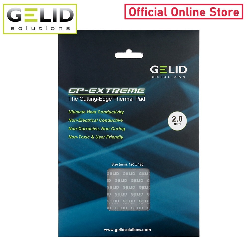 [Gelid Solutions Store] GP-EXTREME Thermal Pad 120x120x2.0 mm./12.0 W/mK (TP-GP01-S-D)