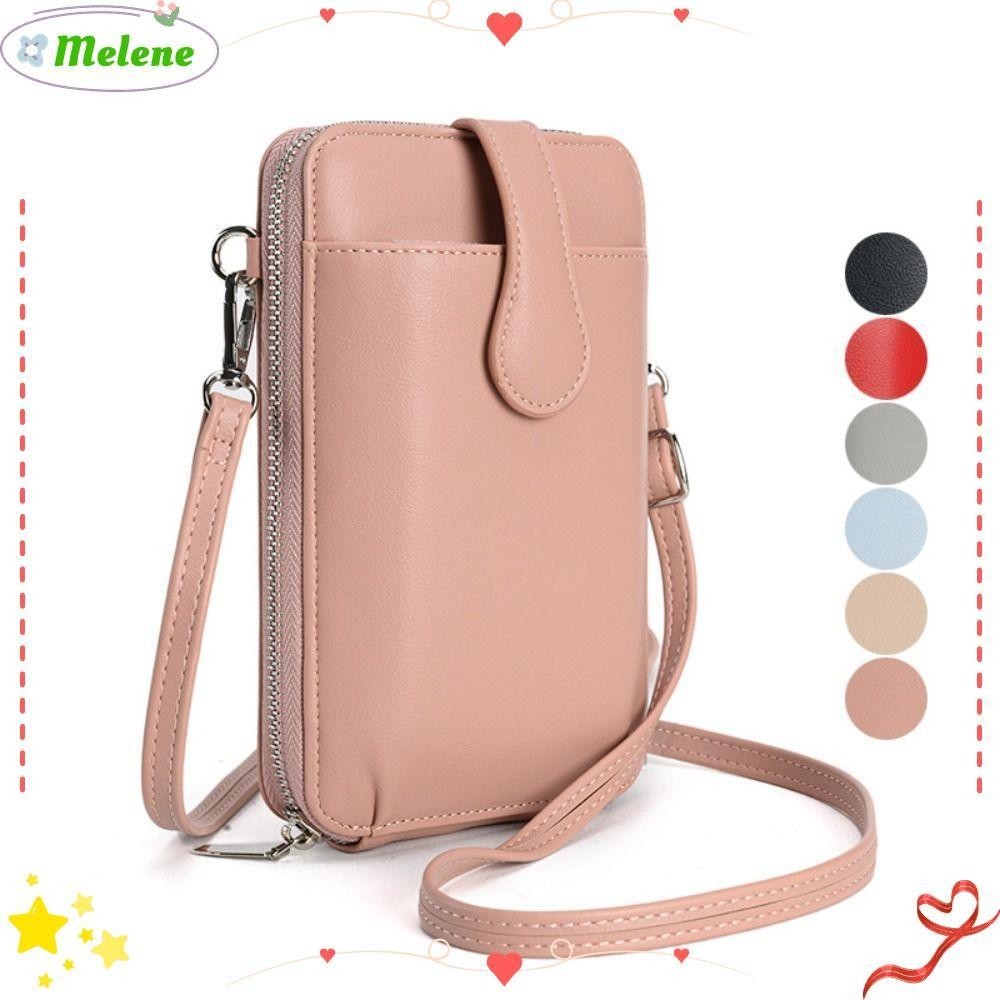 Melene กระเป๋าเป้สะพายหลัง กระเป๋าสะพายไหล่ หนัง PU สไตล์วินเทจ แฟชั่น 6 สี สําหรับเล่นกีฬากลางแจ้ง
