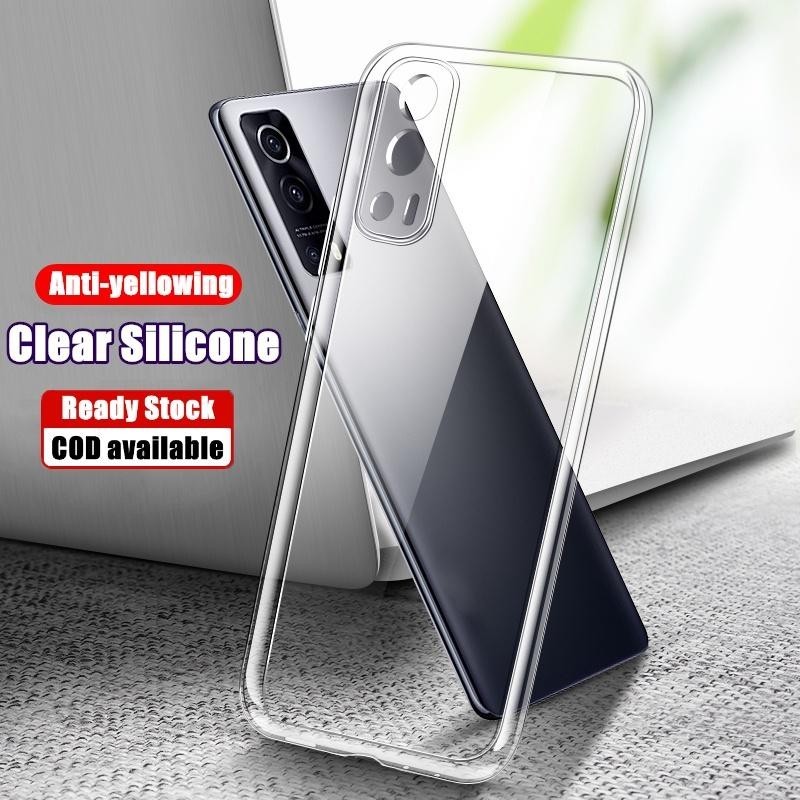 เคสซิลิโคนนิ่ม แบบใส กันกระแทก สําหรับ Vivo Y72 Y52 5G V2041 V2053