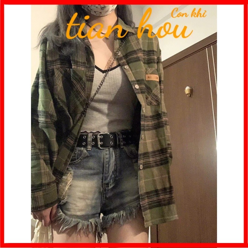 เสื้อแจ็กเก็ตลําลอง ทรงหลวม ลายสก๊อต เข้ากับทุกการแต่งกาย แฟชั่นฤดูใบไม้ร่วง สไตล์ใหม่ สําหรับผู้หญิง และนักเรียน 8SAU