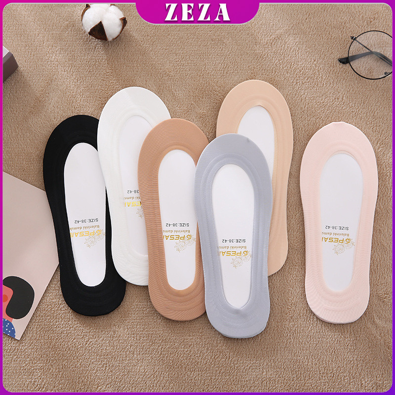 ZEZA ถุงเท้าคัทชู หน้าสั้น เนื้อนิ้ม ขนาดเดียว sock