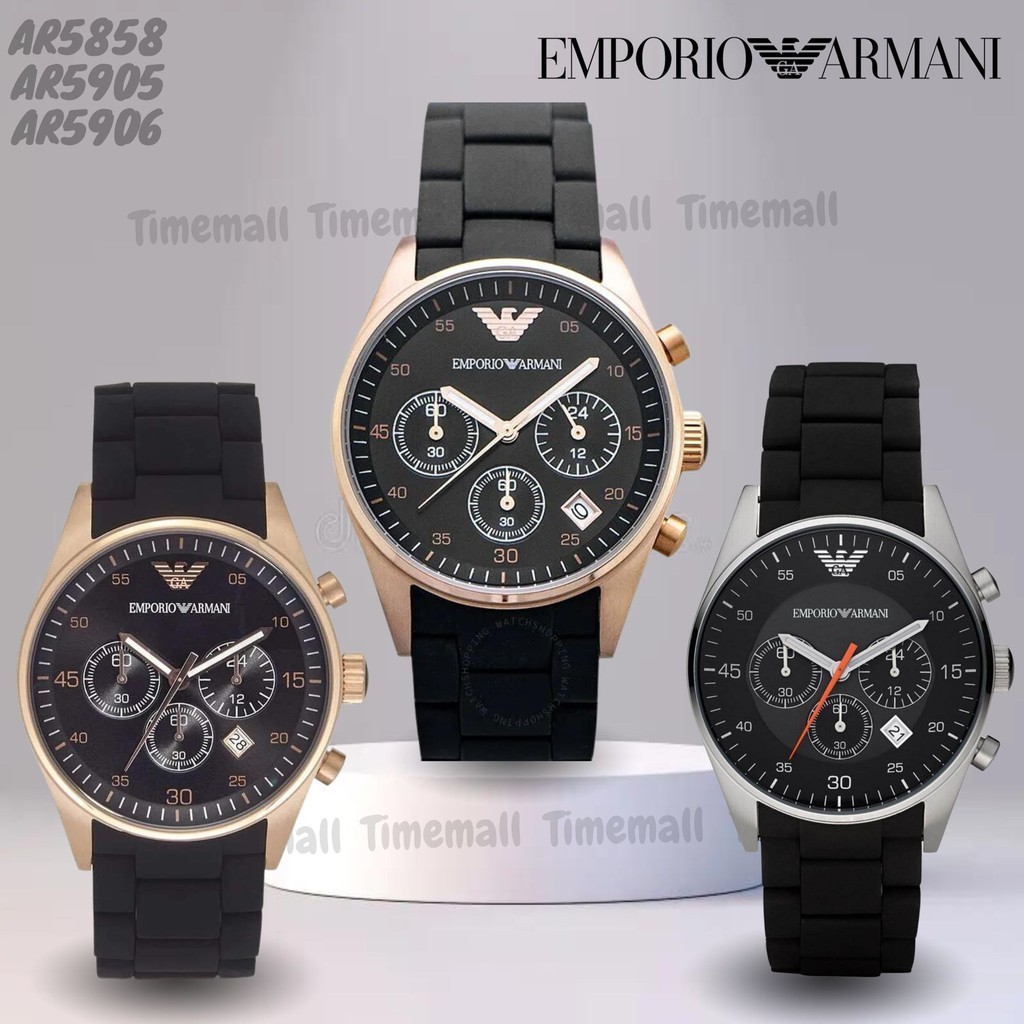 TIME MALL นาฬิกา Emporio Armani OWA332 นาฬิกาผู้ชาย นาฬิกาข้อมือผู้หญิง แบรนด์เนม Brand Armani Watch AR5878