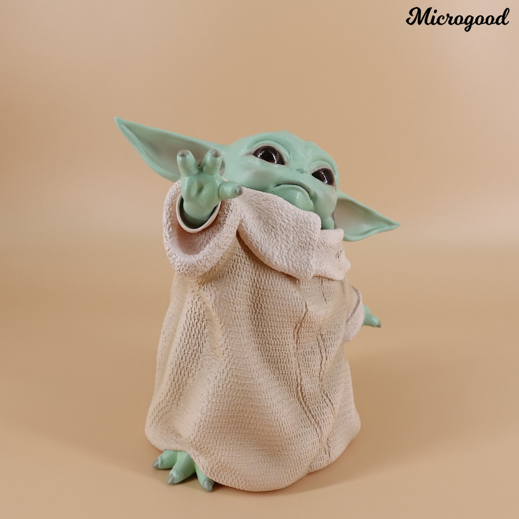 ฟิกเกอร์การ์ตูน Star Wars Mandalorian Baby Yoda สําหรับตกแต่งโต๊ะ