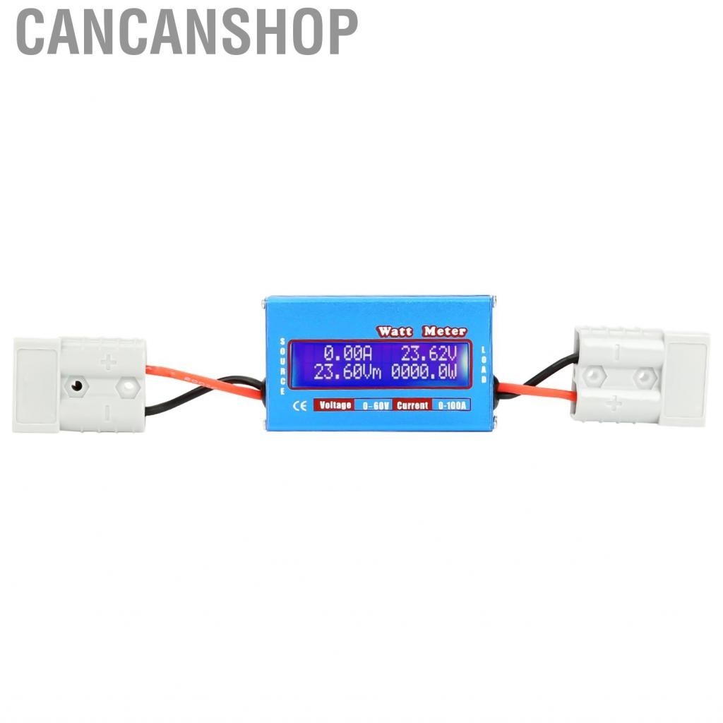 Cancanshop Watt Meter 0-100A 0-60V High Accuracy DC Power Analyzer Volt Amp Energy Tool meter 1 pcs