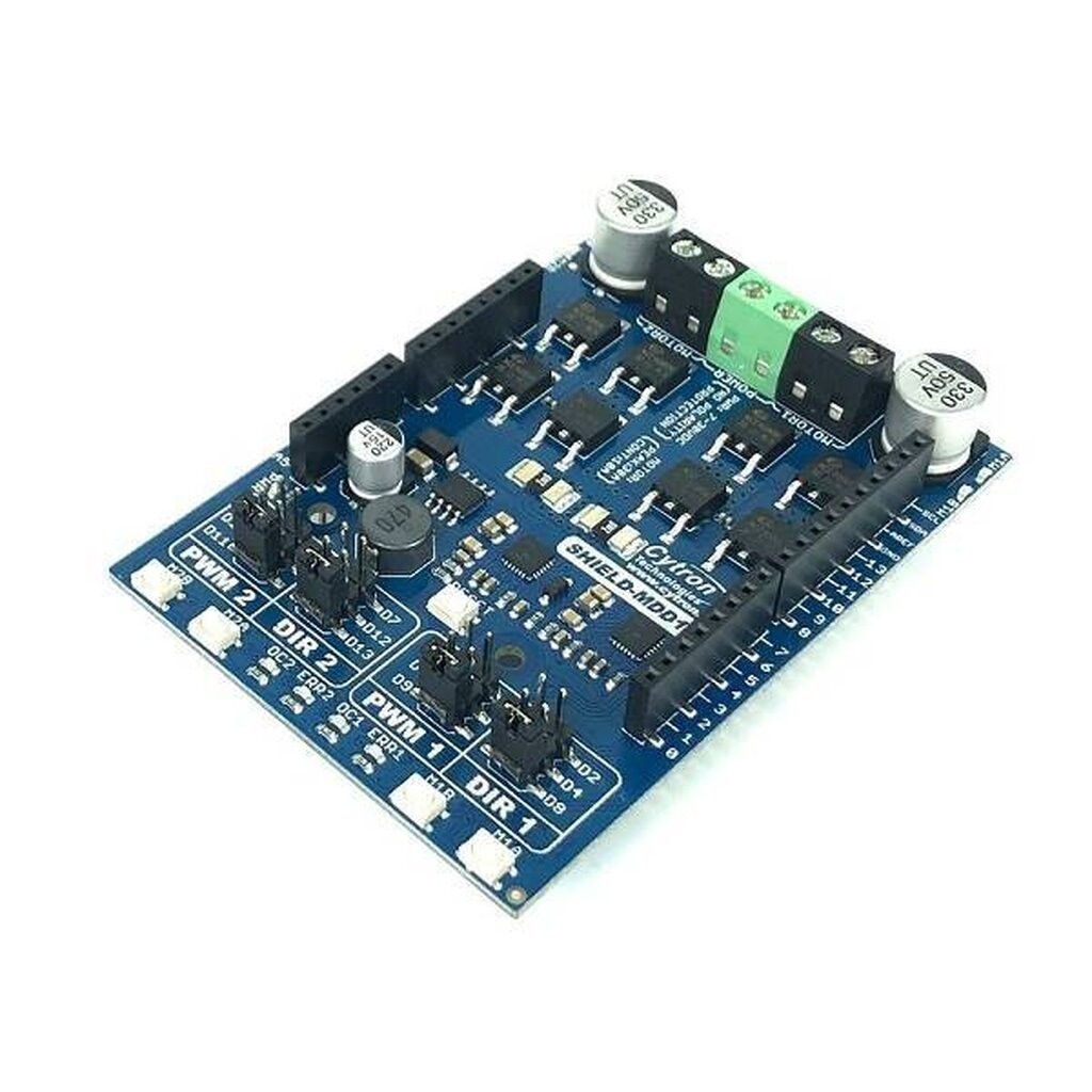 SHIELD-MDD10 : Cytron 10Amp 7V-30V DC Motor Driver Shield for Arduino (2 Channels)🎈เวลาจัดส่ง 15 วัน
