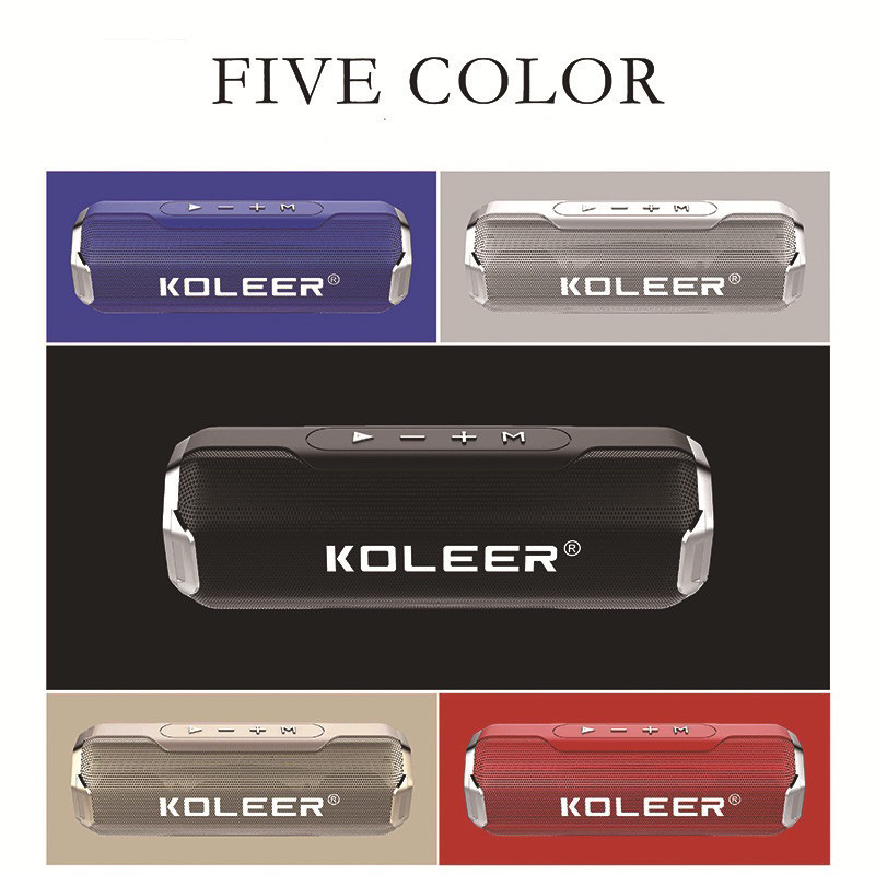 mini koleer ลำโพงบลูทูธ 5W รุ่ง่ายนS218 แบพกพามีน้ำหนักเบาใช้งาน