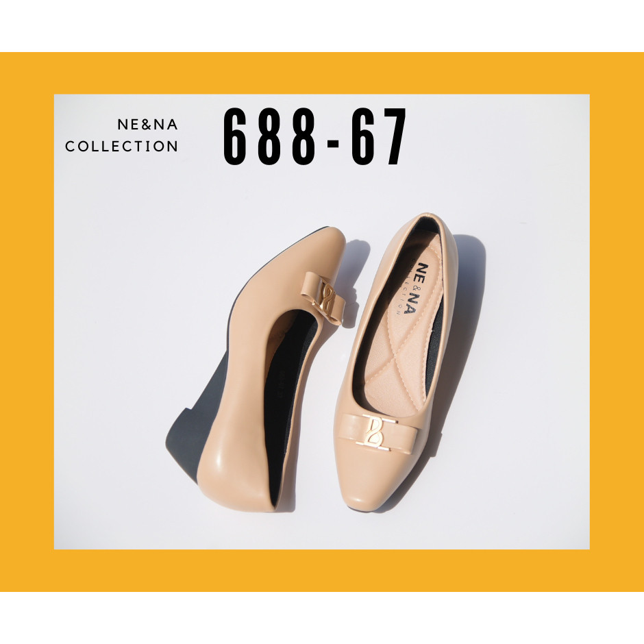รองเท้าแฟชั่น รองเท้าเเฟชั่นผู้หญิงเเบบคัชชูส้นสูง No. 688-67 NE&amp;NA Collection Shoes