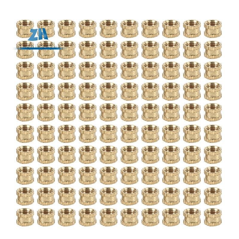 น็อตเกลียว ทองเหลือง M3X3 มม. 100 ชิ้น