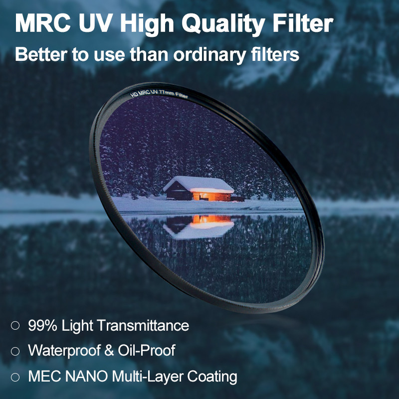 ฟิลเตอร์เลนส์กล้อง MRC MC UV Ultra-Violet 37 39 40.5 43 46 49 52 55 58 62 67 72 77 82 86 95 105 มม.