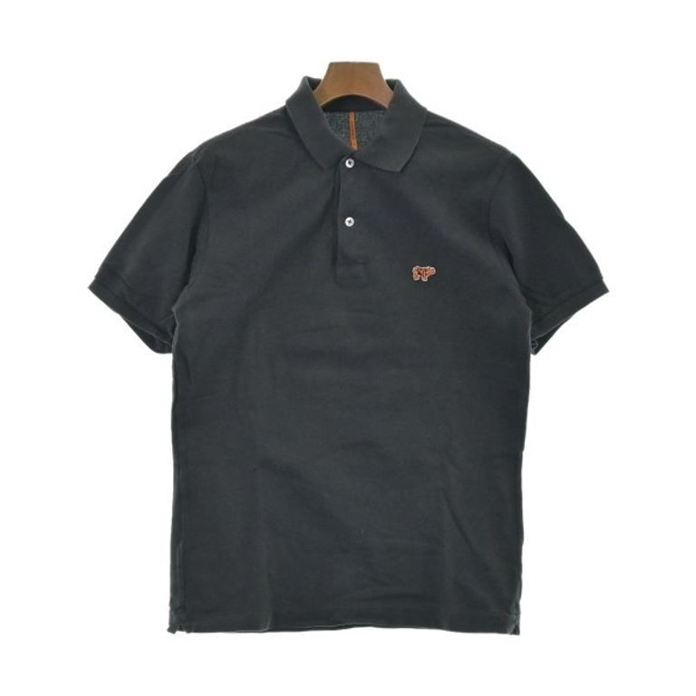 Polo Si SCYE BASICS asics Shirt gray Direct from Japan Secondhand