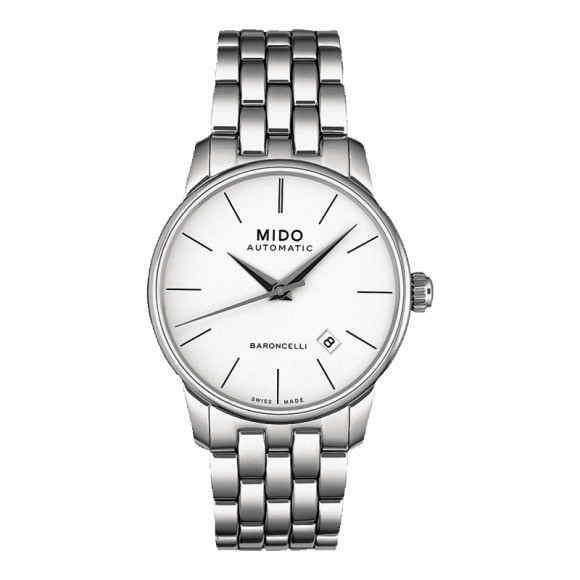 Mido Beren Saili นาฬิกาข้อมืออัตโนมัติ สายเข็มขัดเหล็ก แฟชั่นสําหรับผู้ชาย M8600.4.76.1