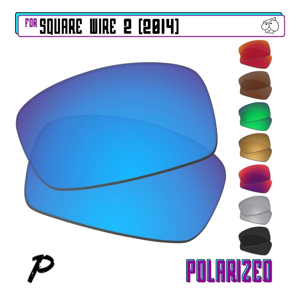 เลนส์เปลี่ยนเลนส์ OAKLEY OakleyPolarized สําหรับ - แว่นกันแดด Oakley Square Wire 2 (2014) - หลาย